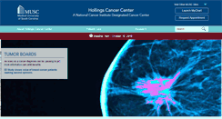 Desktop Screenshot of hollingscancercenter.org